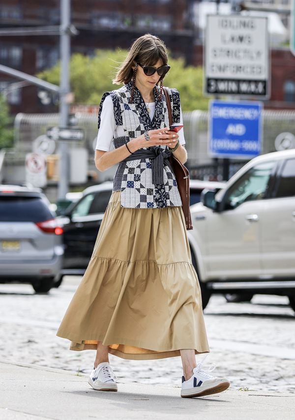 Street Style com Vert shoes