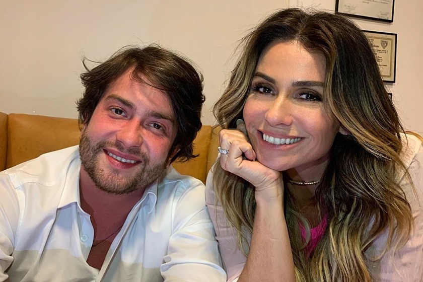 Dermatologista Ivan Rollemberg com Giovanna Antonelli