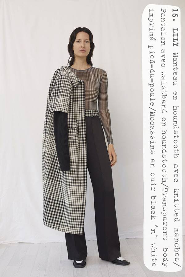 Modelo em campanha de resort 2021 da MM6 Maison Margiela