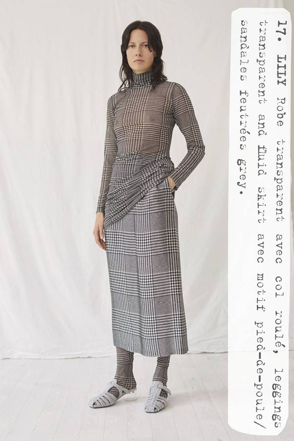 Modelo em campanha de resort 2021 da MM6 Maison Margiela