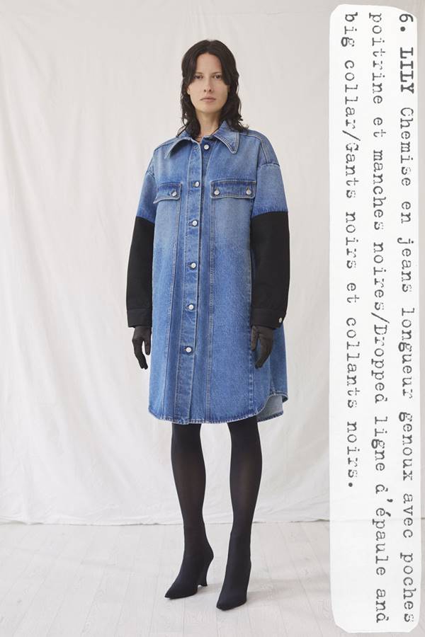 Modelo em campanha de resort 2021 da MM6 Maison Margiela