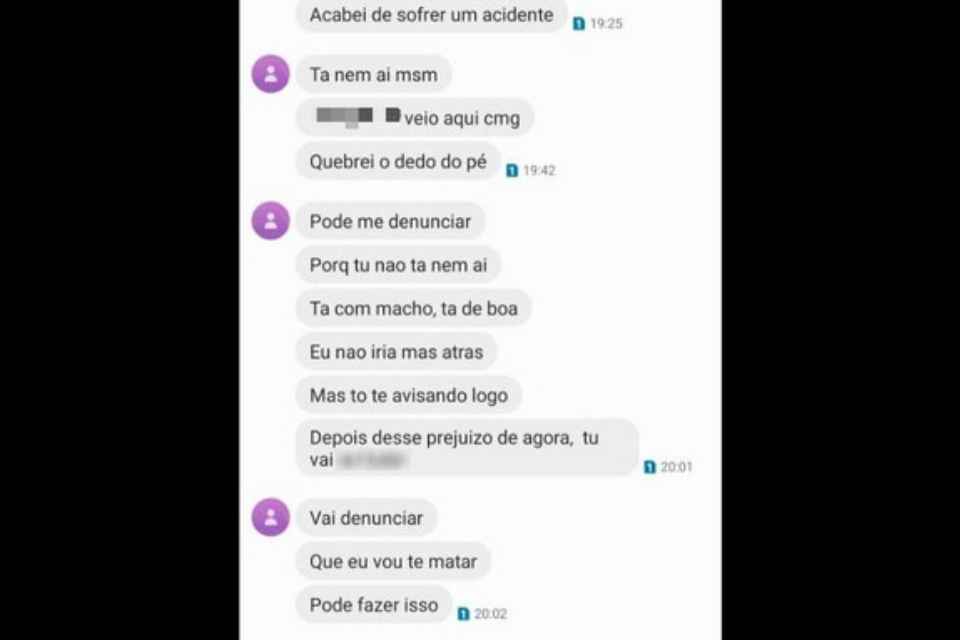 Jovem ameaça ex-namorada cinco dias antes dela morrer