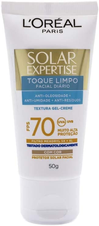 Protetor solar facial com cor FPS70 50g, L'Oréal Paris