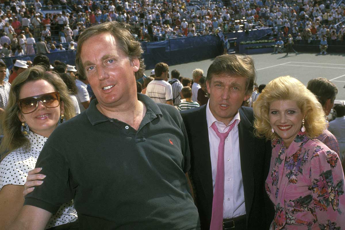 Blaine Trump, Robert Trump, Donald Trump and Ivana Trump (Photo by Ron Galella/Ron Galella Collection via Getty Images)