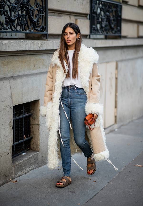 Birkenstock no street style de Paris