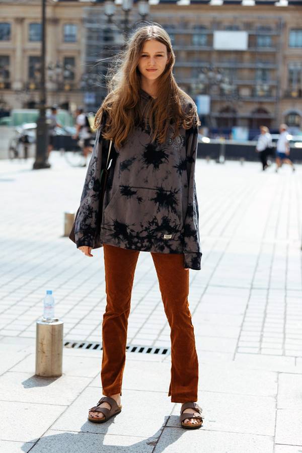 Birkenstock no street style de Paris