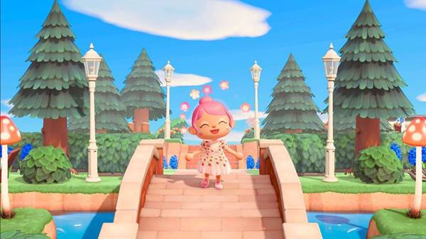 Vestido de morangos Lirika Matoshi no jogo Animal Crossing