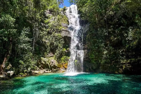 Cachoeira Santa Bárbara, Chapada dos Veadeiros