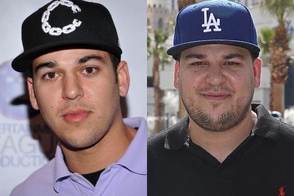 rob kardashian antes e depois