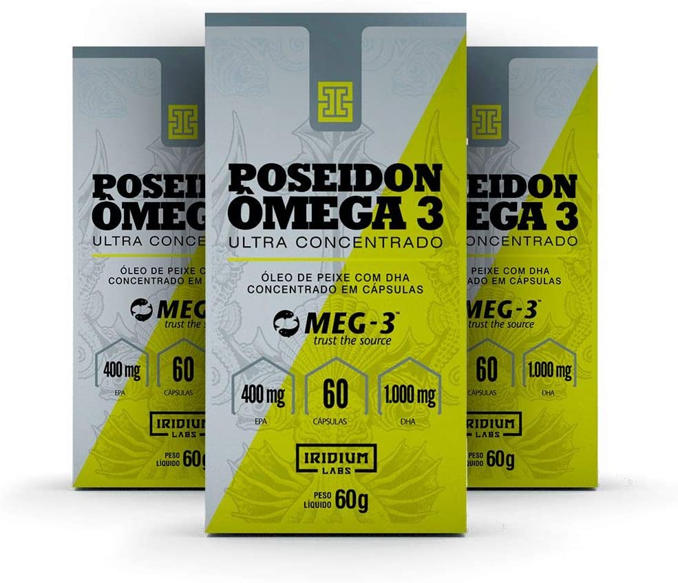 Kit 3x Poseidon Ômega 3 