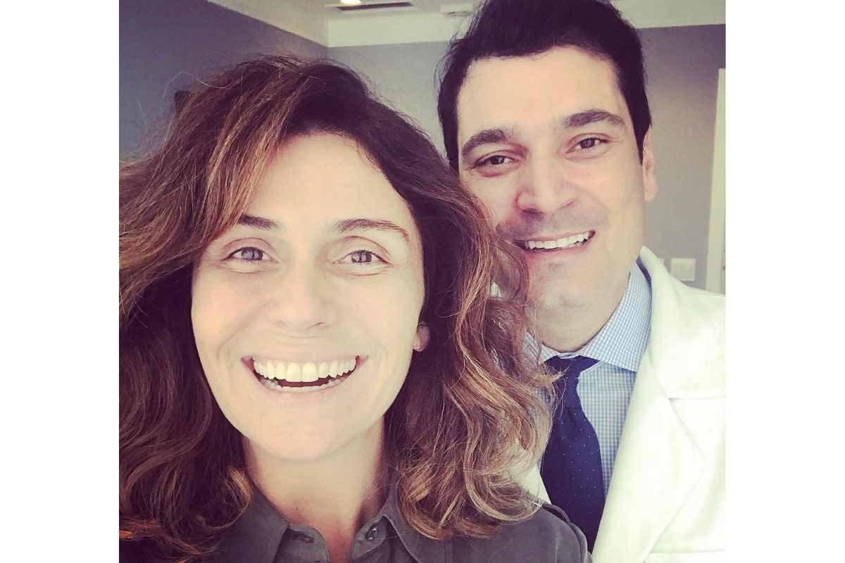 Regis Ramos com Giovanna Antonelli