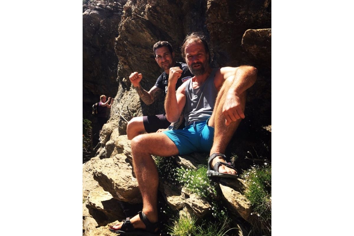 Andrew Huberman e Wim Hof