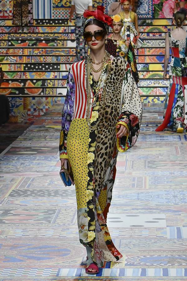 Look da passarela da Dolce & Gabbana de primavera/verão 2021