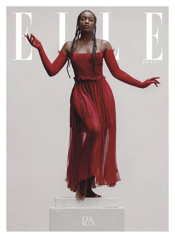 Iza na capa da Elle Brasil