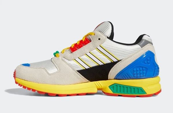 Tênis Lego em colaboração com a Adidas