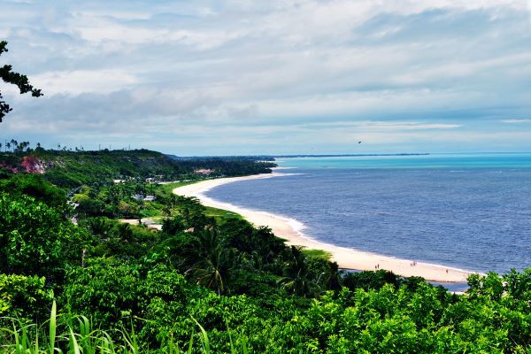 Praia Taperapuã em Porto Seguro