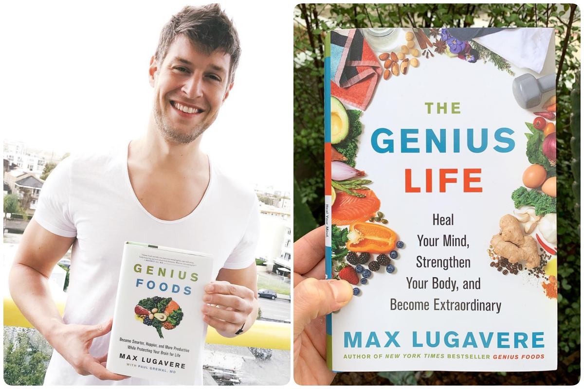 livros Genius Foods e Genius Life