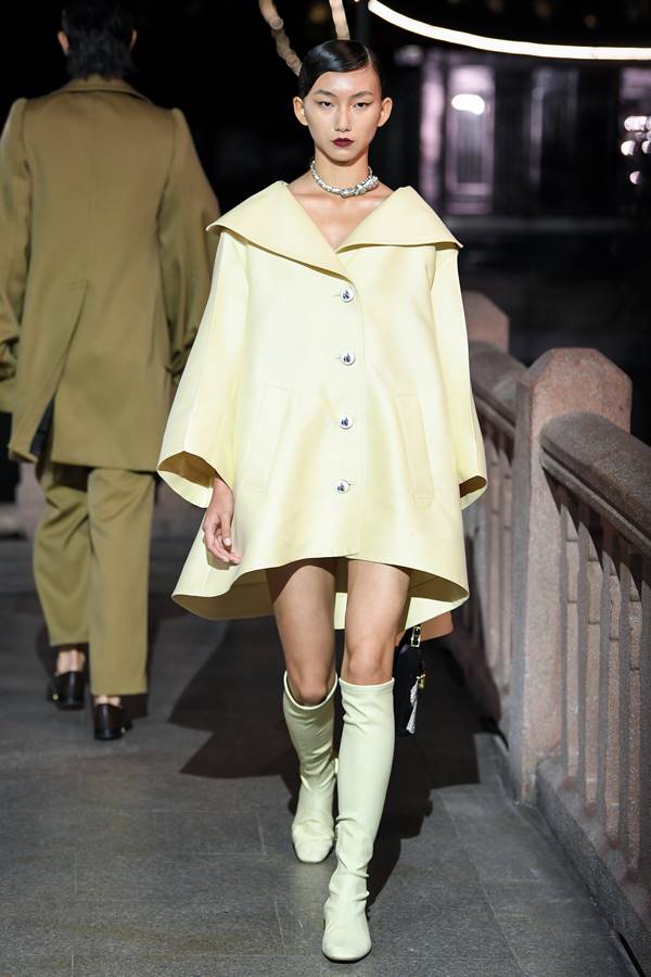 Look da coleção primavera/verão 2021 da Lanvin