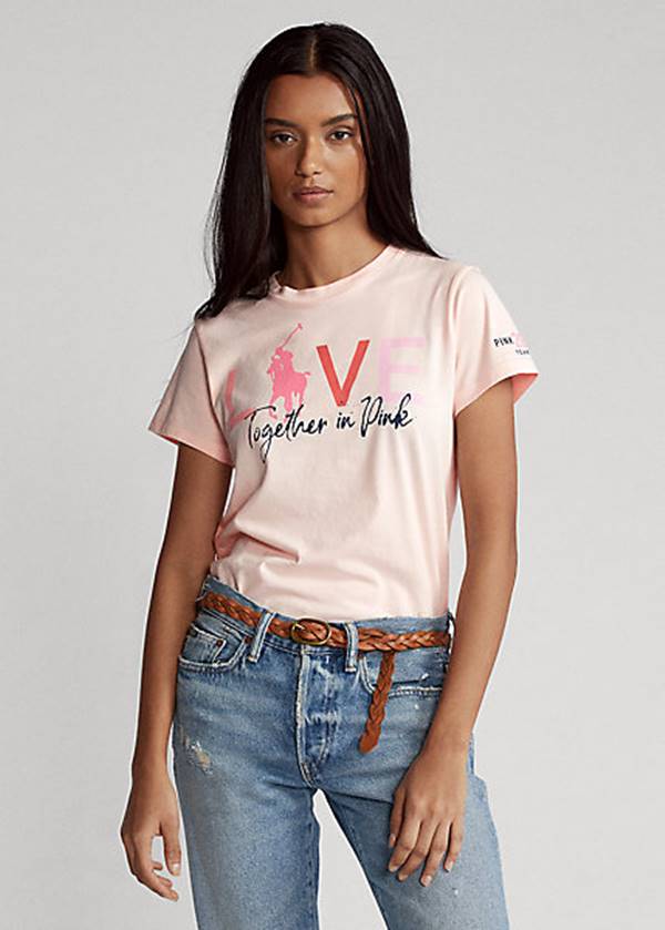 Camiseta da coleção Pink Poney 2020, campanha da Ralph Lauren de Outubro Rosa