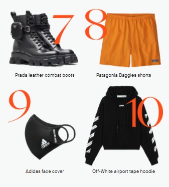 Top 10 masculino Lyst