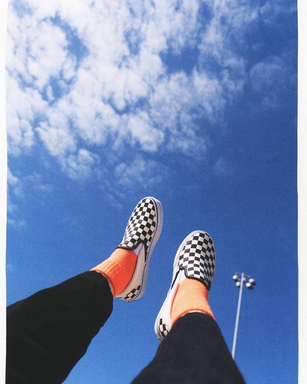 Tênis da Vans com estampa Checkerboard