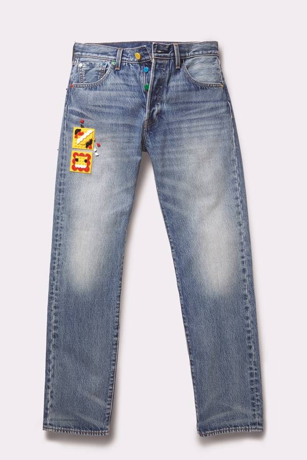 Peça da parceria Levi's x Lego