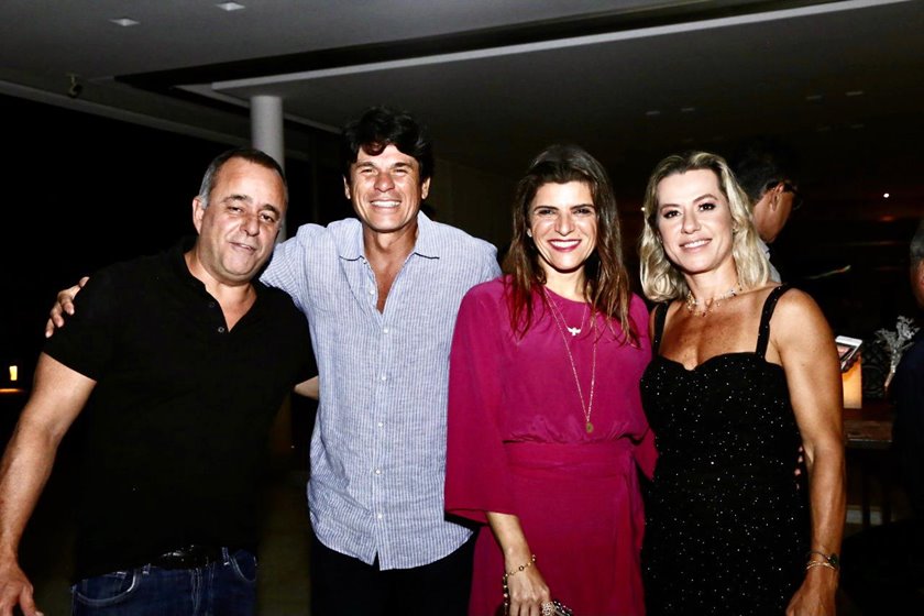 Eduardo Toledo, Flávio Alencastro, Karina Lima e Flávia Toledo