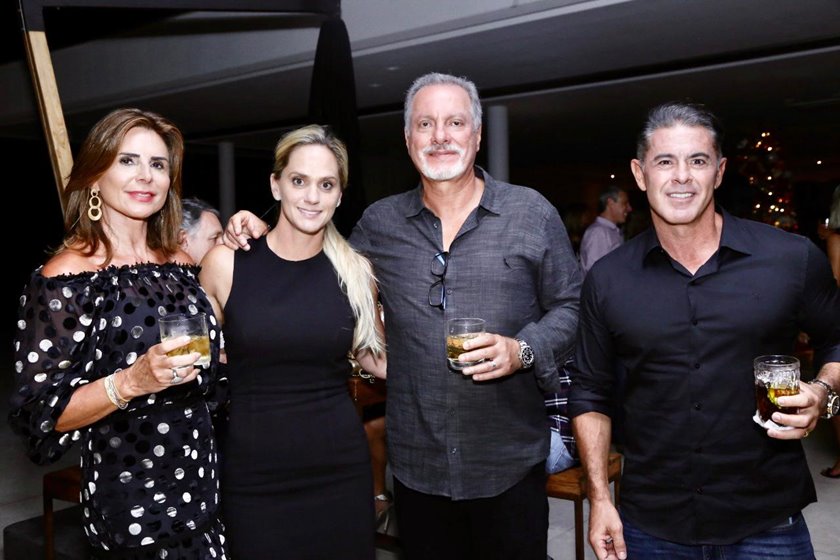 Valéria Allam, Amanda De Luca, Nasser Allam e Marcelo De Luca