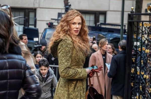 Nicole Kidman durante gravações da série