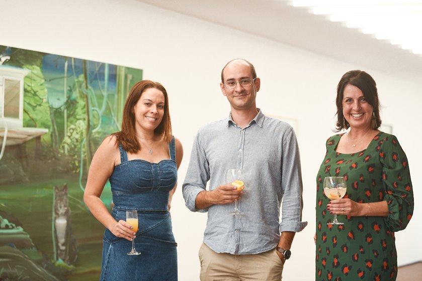 Mariane Esteves, César Augusto e Maura Garzon