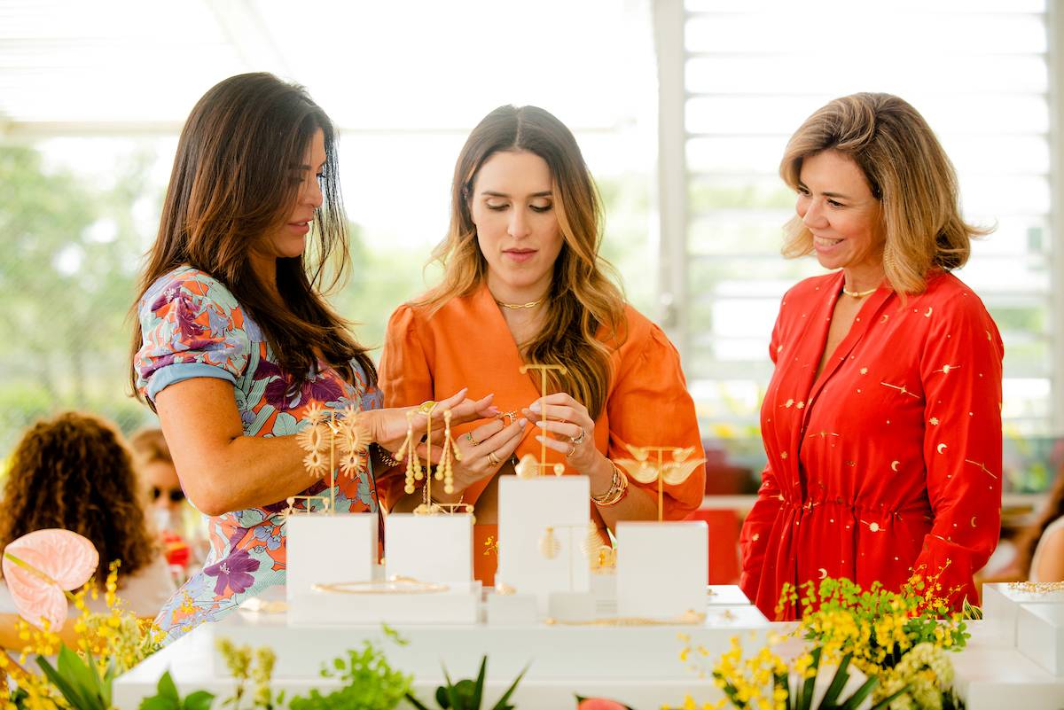 Brasília (DF), 24/11/2020. Gabriella Constantino, Nathalia Abi-Ackel e e Susan Neves promovem almoço com o designer de jóias Fernando Jorge. Foto: Jacqueline Lisboa/Esp. Metrópoles