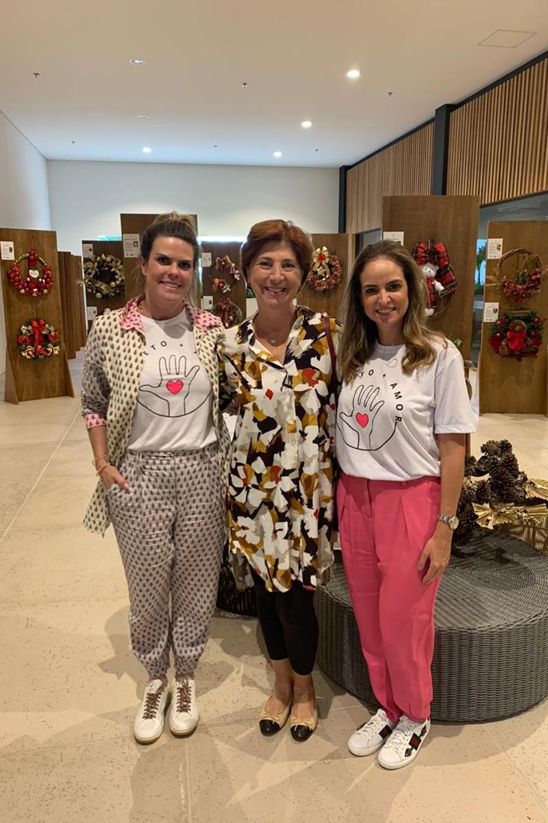 Carola Pertence, Claudia Vilhena e Sarah Abrahão Tolentino