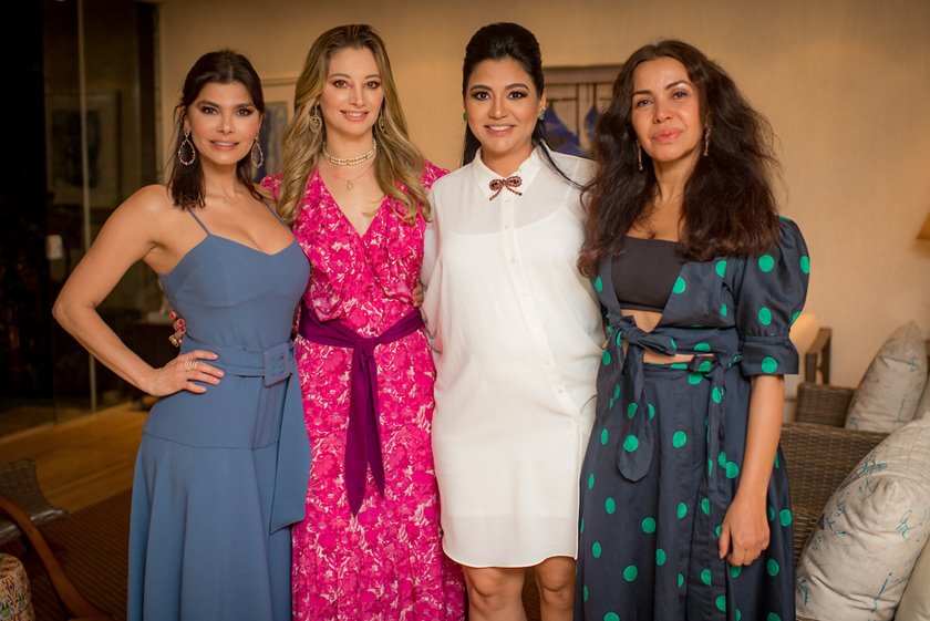 Claudia Andrade, Carol Kalil, Clarice Lagares e Claudia Meireles