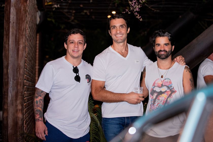 Henderson Vieira, Ricardo Simões e Felipe Carvalho