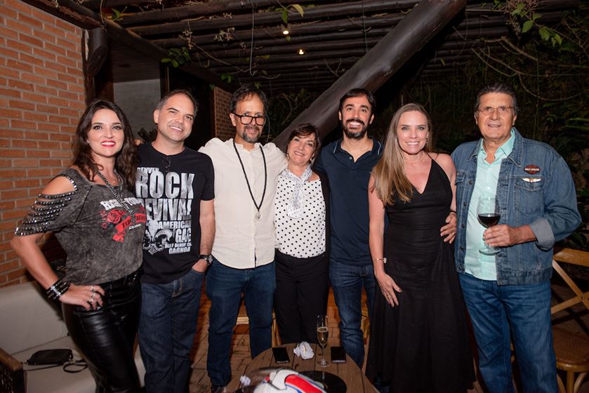 Adriana Muniz, Samuel Vasconcelos, Miguel Fernandez, Sandra Muniz, Milena Muniz e Hamilton Queiroz