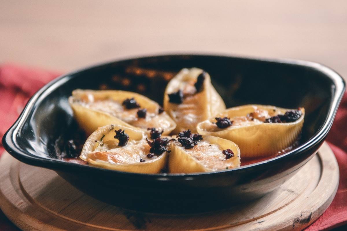 Conchiglione de bacalhau