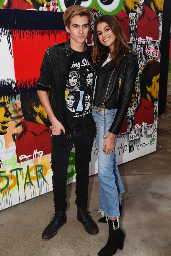 Irmãos Presley e Kaia Gerber