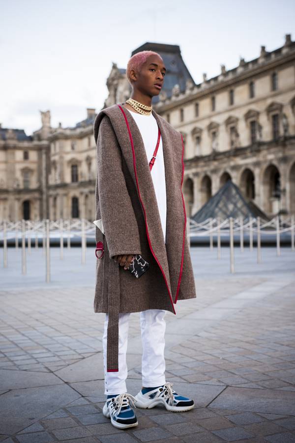 Jaden Smith no Paris Fashion Week