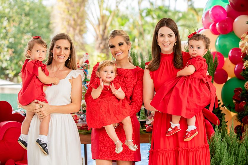 Rogy e Clara Tokarski, Isadora Campos, Maria Isabel, Luana e Tarsila Sarkis Araujo