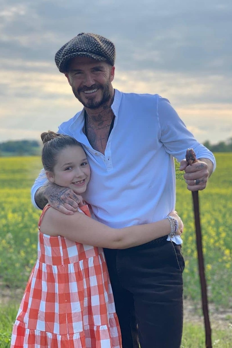 Harper e David Beckham