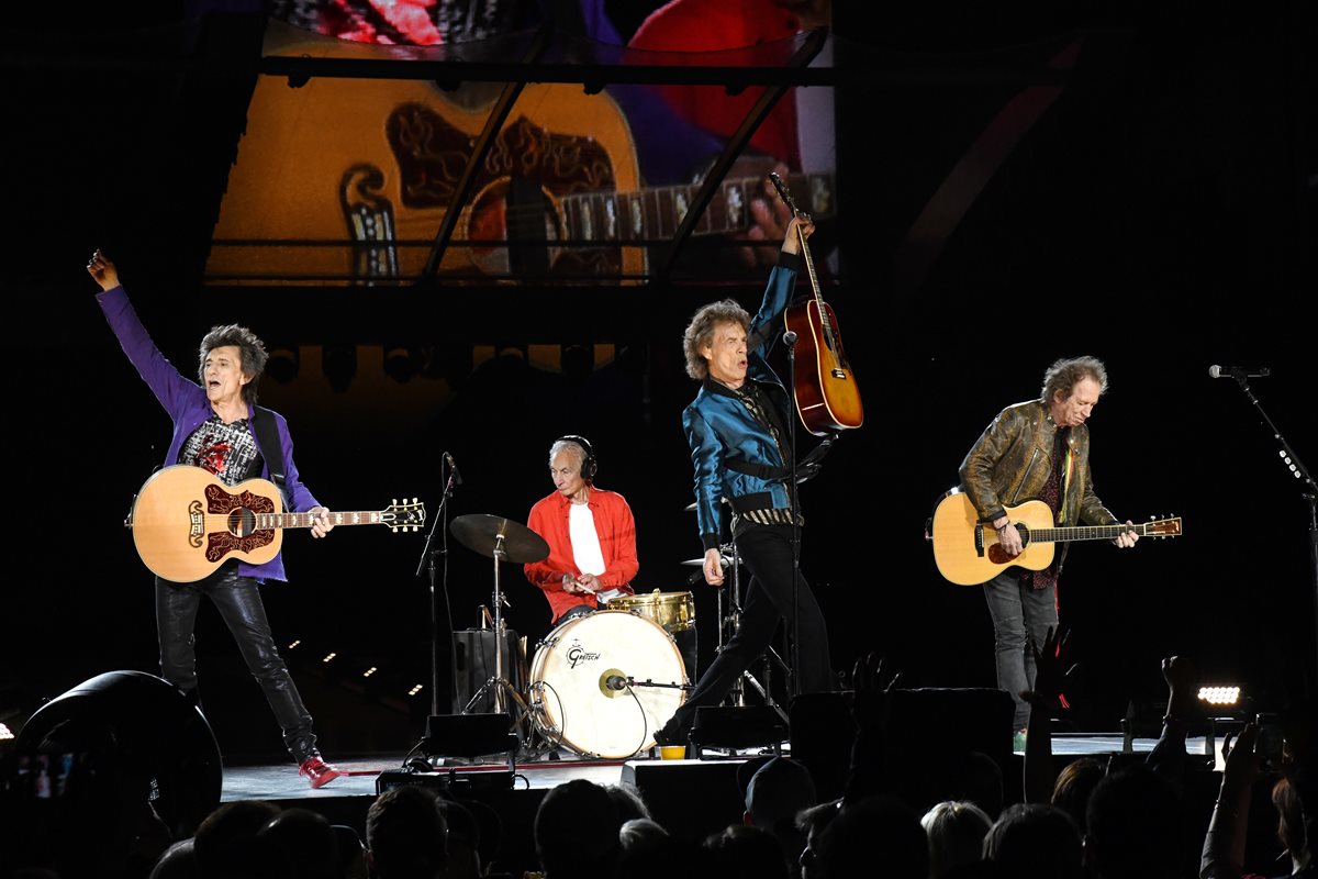 Ronnie Wood, Charlie Watts, Mick Jagger e Keith Richards - Rolling Stones