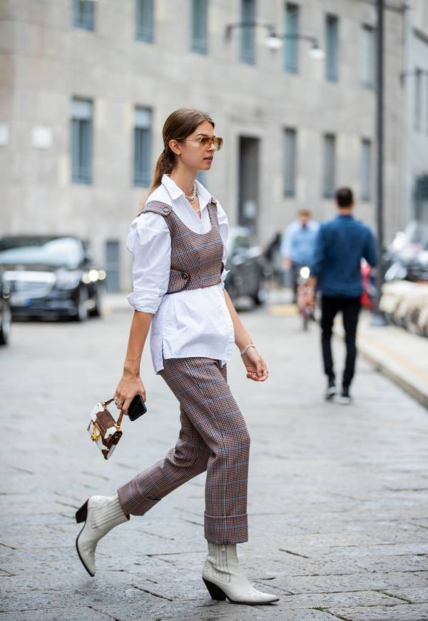 Camisa branca no street style