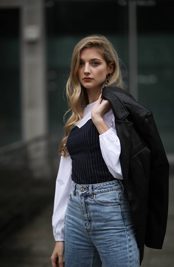 Camisa branca no street style