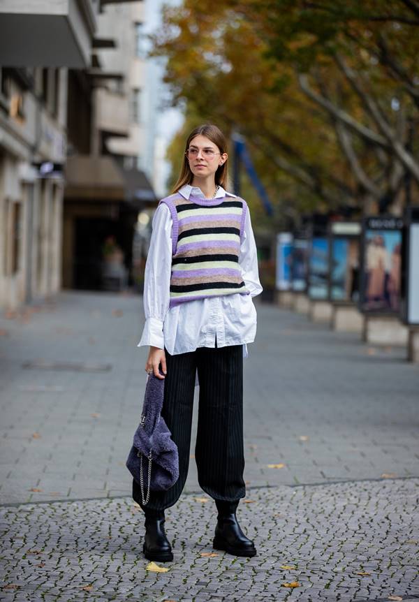 Camisa branca no street style