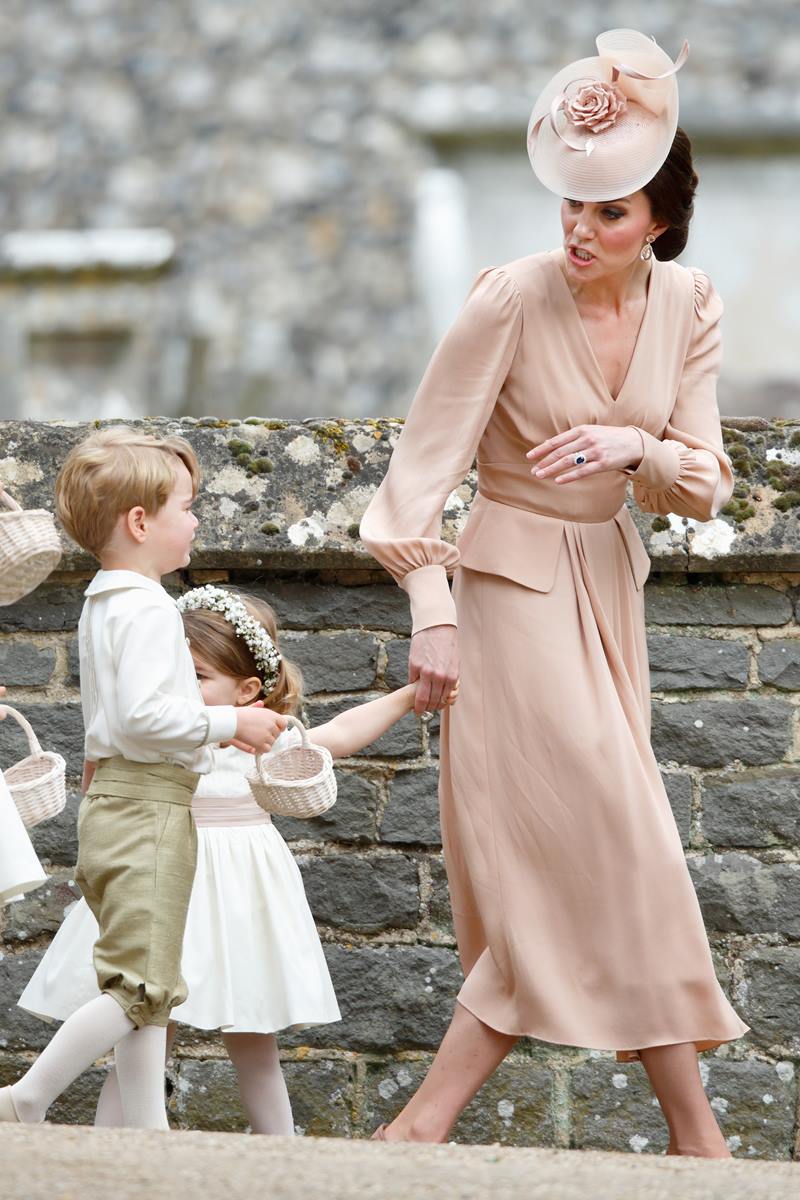 Principe George, Kate Middleton e princesa Charlotte