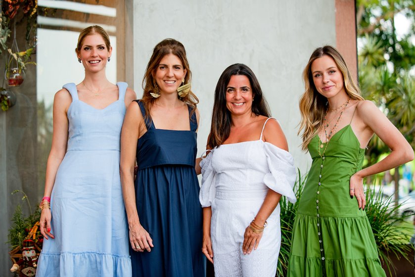 Susan Neves, Letícia Gonzaga, Juliana Santana e Carolina Adriano