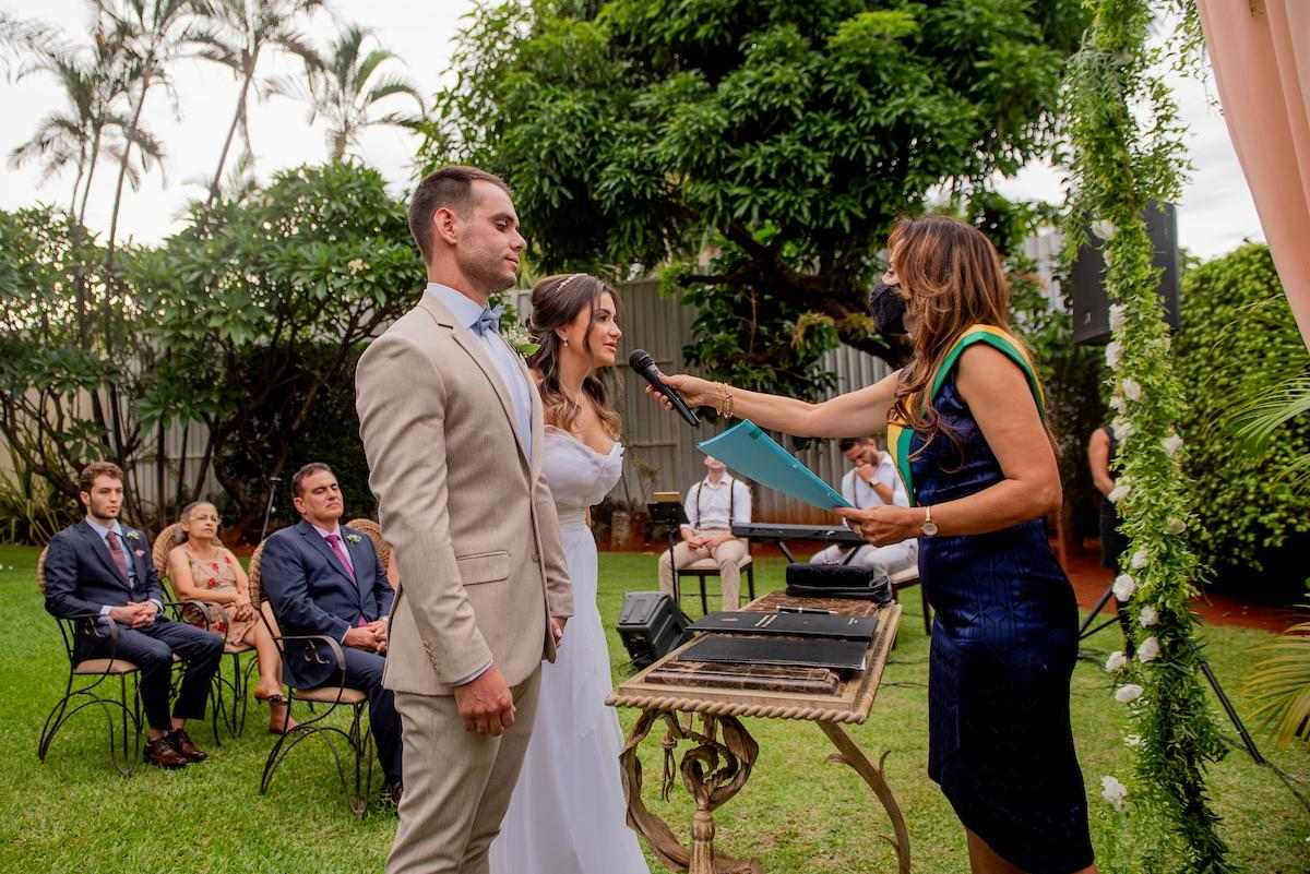 Brasília (DF), 28/12/2020. Casamento e Isabela de Paula e João Paulo Menezes. Foto: Jacqueline Lisboa/Especial Metrópoles