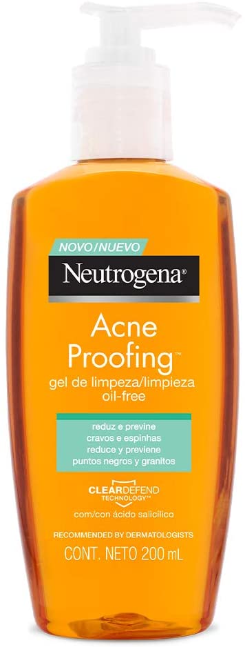 Gel de limpeza Acne Proofing, da Neutrogena, 200ml