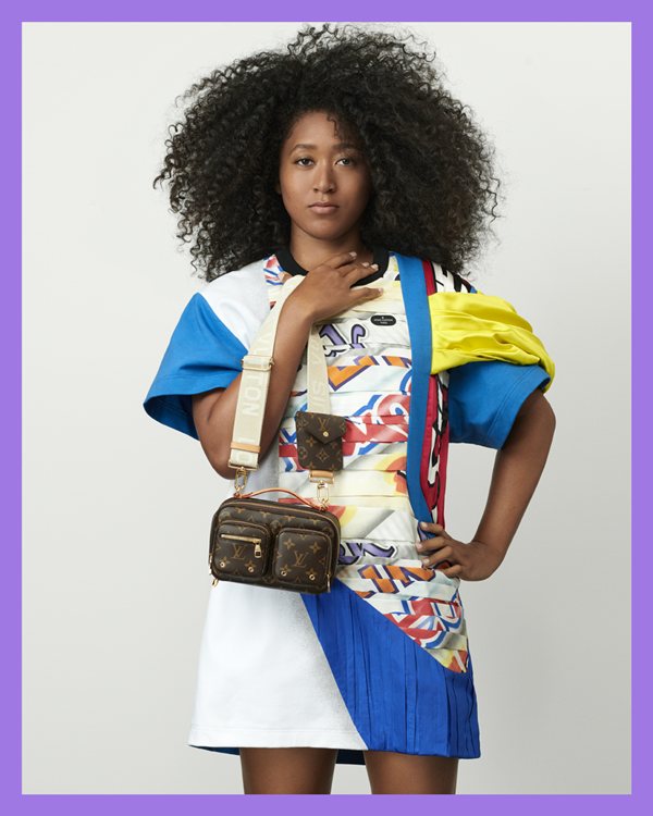 Naomi Osaka para a campanha SS21 da Louis Vuitton