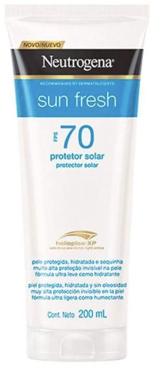 Protetor solar FPS 70, da Neutrogena 